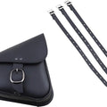 Willie & Max Slant Synthetic Leather Swing Arm Bag Right Black #59904-08