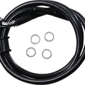 DS Black Vinyl Front Non-ABS Brake Line Kit 45-1/4" Black #212134