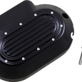 Covingtons Dimpled Transmission Side Cover Black #C1365-B Harley Davidson