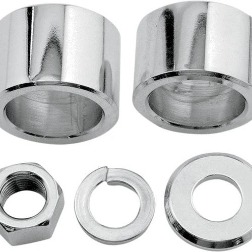 Colony Axle Spacer/Nut Kit Front Chrome #2036-5 Harley Davidson