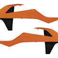 Acerbis Radiator Shrouds 16 Orange/Black #2421085225 KTM