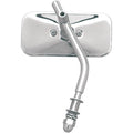 Emgo Classic Chopper Mirror Rectangular 8mm Steel Chrome Harley-Davidson