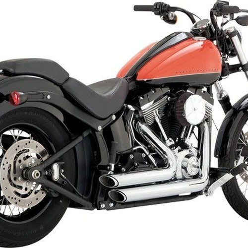 Vance & Hines Pcx Shortshots Staggered 2-into-2 Full Exhaust System Chrome 17325