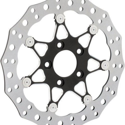 Arlen Ness ProCross Floating Brake Rotor 11.8" Front Black #33-10101-202