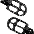 Moose Driver Footpegs Black #299545 Harley Davidson Softail