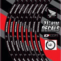 Dcor Branded Rim Decal Set Honda 21" Front #40-80-200 for Honda