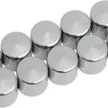 DS 3/8" Hex Bolt/Nut Covers .620 Height Chrome 10-Pack