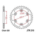 JT Steel Rear Sprocket 520 38T fits Honda CRF230M 2009-2010