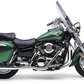 Cobra True Duals Exhaust System with Billet Tip Chrome #4368 Kawasaki