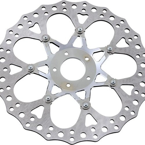 Arlen Ness ProCross Floating Brake Rotor 14" Front Chrome #33-10102-203