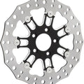 Arlen Ness 7-Valve Floating Brake Rotor 11.8" Front Black #33-10301-202