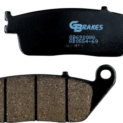 GBrakes Semi-Metallic Brake Pads Front #GB0554-69 for Honda/Kawasaki/Suzuki