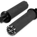 Burly Brand Universal Hawk Footpegs Machined Black #B13-1123BM Harley Davidson