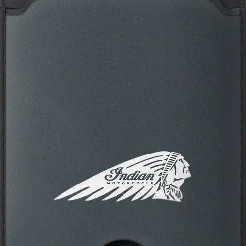 SP Connect Spc+ Card Wallet with Indian Motorcycle Logo Gray