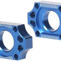 Rfx Axle Blocks Rear Blue for Yamaha YZ250 2-Stroke/YZ125/YZ450F/YZ250F 4-Stroke