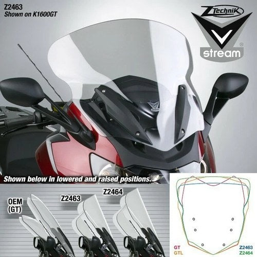 ZTechnik VStream Touring Windshield Clear #Z2463 BMW K 1600