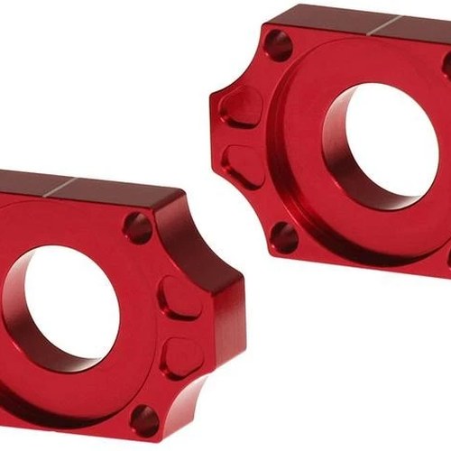 Rfx Axle Blocks Rear Red for Yamaha YZ250F/YZ450F/YZ250FX/YZ450FX