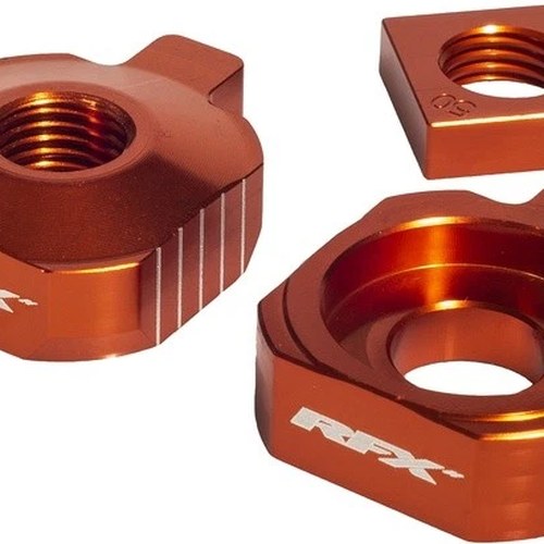 Rfx Axle Blocks Rear Orange #FXAB 50400 99OR KTM 65 SX 2016-2025