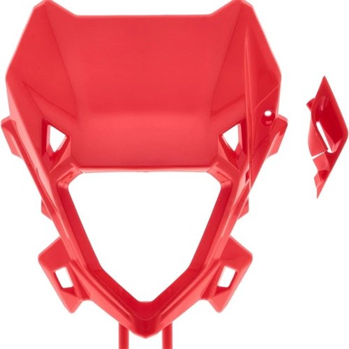 Acerbis Headlight Mask Red #2988160004 Beta