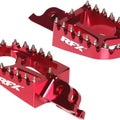 Rfx Pro Aluminum Footpegs Red Gas EC 250/MC 125/MC 250/EC 450