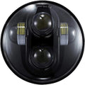 Pathfinder 5-3/4" LED Headlight Black for Harley Davidson Motorcycles