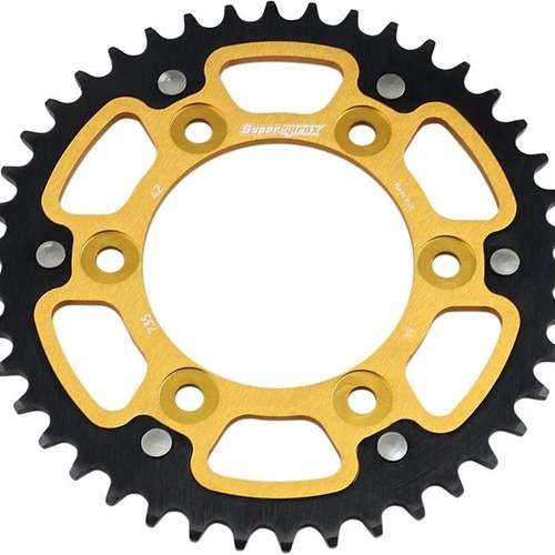 Supersprox Stealth Rear Sprocket 520 42T Gold #RST-735-42-GLD Ducati
