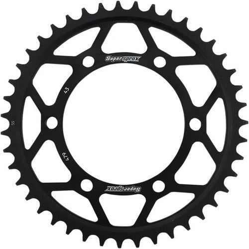 Supersprox Racing Steel Rear Sprocket 530 43T Black #RFE-479-43-BLK