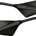 Emgo Trimline Mirror Set Rectangular 10mm 5" Stem Black Fits Yamaha