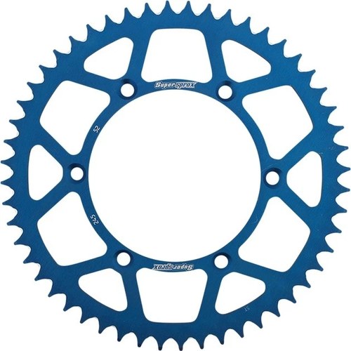 Supersprox Racing Aluminum Rear Sprocket 520 52T Blue #RAL-245-52-BLU for Yamaha
