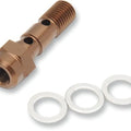 Shindy Aluminum Double Banjo Bolt with Bleeder 10mm x 1.25mm