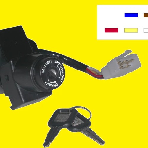 Ignition Switch Without Resistor For Kawasaki Gpx 250 R 1992 (0250 CC)