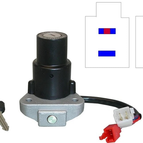 Ignition Switch For Yamaha XV 750 J1 Virago 1997