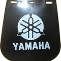 Yamaha Small Mudflap Mud Flap 120mm x 165mm Project Builds Retro Black Logo Each