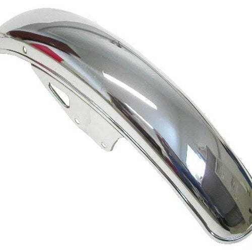 Front Mudguard Chrome For Suzuki GN125(Holes..) (Each)