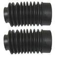 Fork Gaitors British Black 160mm Long Top 42mm Bottom 62mm (Pair)