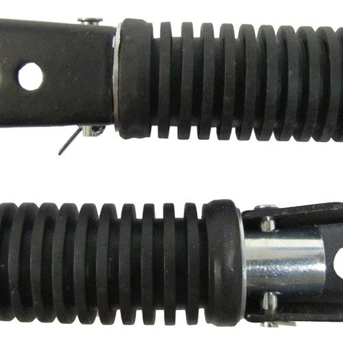 Footrests Rear Round bolt on as fitted to For Suzukis (Pair)