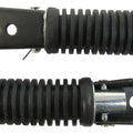 Footrests Rear Round bolt on as fitted to For Suzukis (Pair)