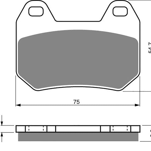 Goldfren S33-195,FA304,SBS746,VD972 (Pair)