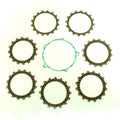Athena Clutch Friction Plate & Cover Gasket Kit For Yamaha YZ125 89-90
