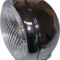 Headlight Round Chrome Complete Universal 4.5"