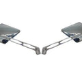 Mirrors 10mm Chrome Diamond Left & Right (Pair)