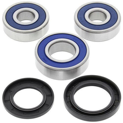 Kawasaki Zephyr 550, 1990-1993, Rear Wheel Bearings & Seals - ZR550