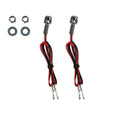 Complete Indicator LED Amber Chrome Bullet Style with Stem 14mm x 18mm