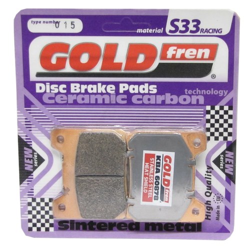 Goldfren S33 Brake Pads Rear For Yamaha V-Max 12 1991-1992