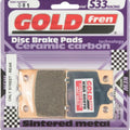 Goldfren S33 Brake Pads Rear For Horex Hrd 600 1985