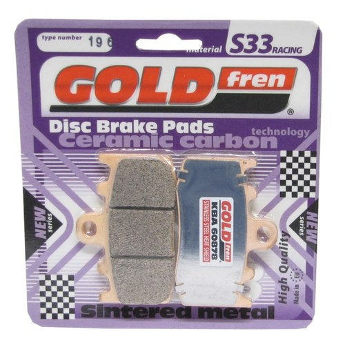Goldfren S33 Brake Pads Front For Bmw K1200 GT K44 has fixed bobbins 2006-2008