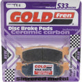 Goldfren S33 Brake Pads Front For Yamaha TW 125 (5RS) 2003-2004