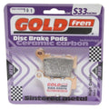 Goldfren S33 Brake Pads Rear For Ktm Exc 200 (Upside down forks) 2004-2008