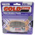 Goldfren S33 Brake Pads Front For Honda Cbr 125 Rwb Front Disc Fitting 2011-2016