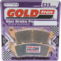 Goldfren S33 Brake Pads Rear For Honda Vfr 800 A2/A3/A4/A5 (ABS Model) 2002-2005